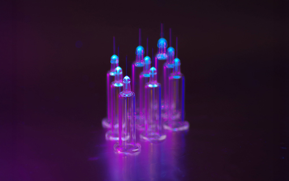 Fertigung von Spritzen in der Medizintechnik