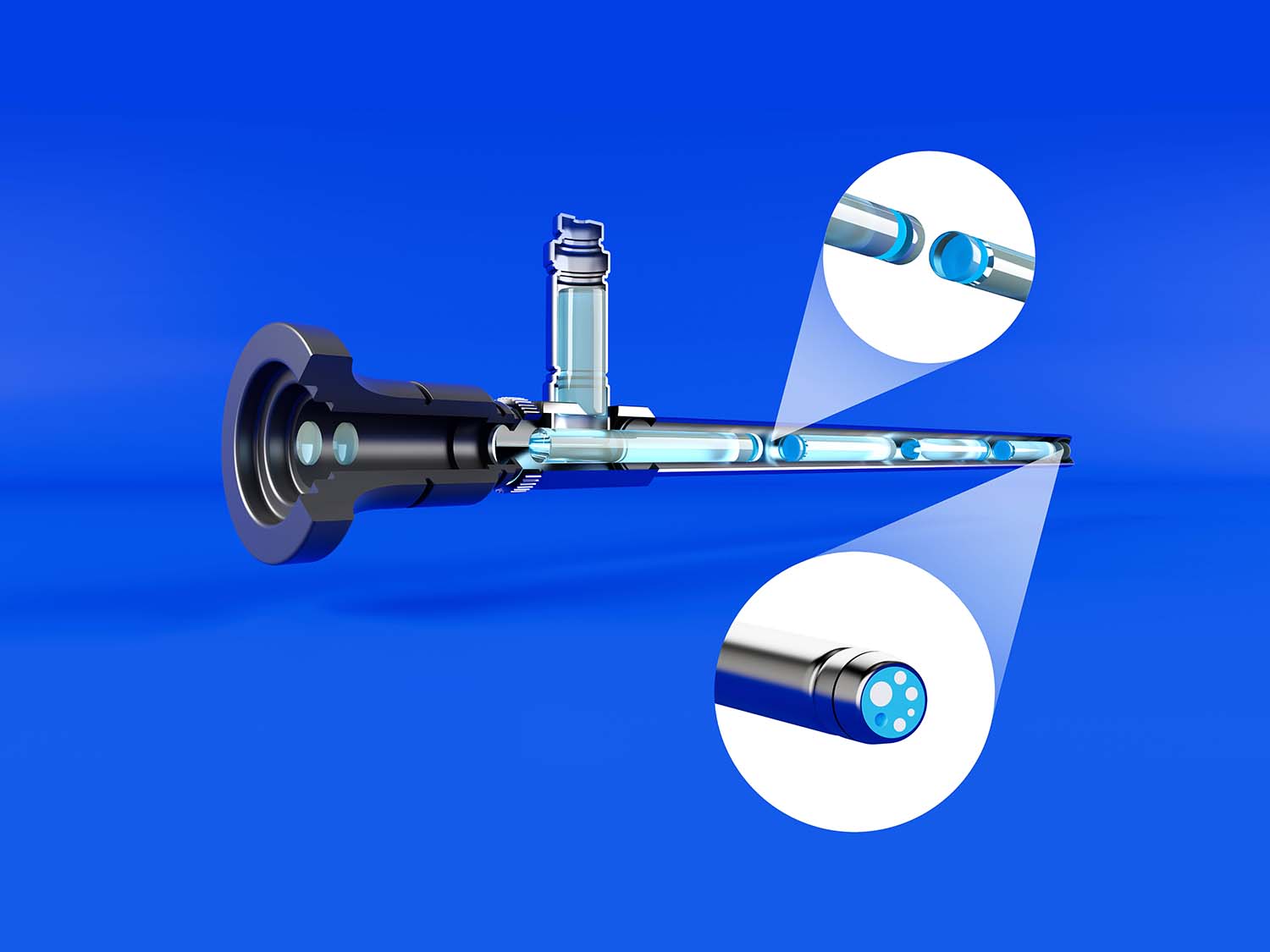 Panacol_Endoscope 1500px Endoscope with bonded lenses