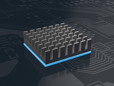 Thermoconductive glue