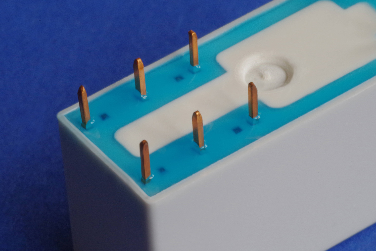 encapsulation UV curing blue adhesive